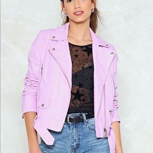 Nasty Gal The Rockin Rev Faux Leather Moto Jacket